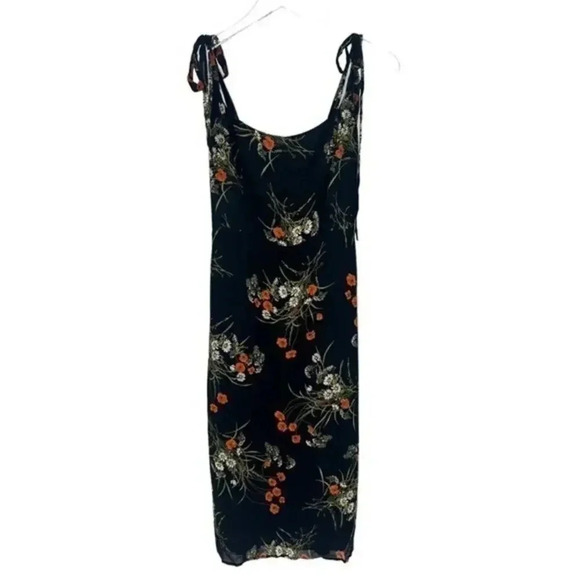 NEW Reformation Besse floral-print georgette slip dress Size 0 B2149 - Picture 4 of 6